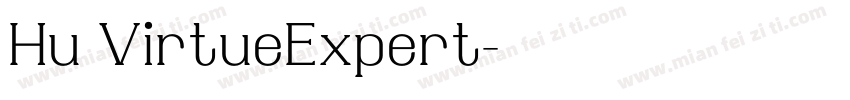 Hu VirtueExpert字体转换